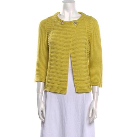 Excellent Condition Piazza Sempione Cotton Cardigan Sweater size IT46 / Large - Picture 1 of 8